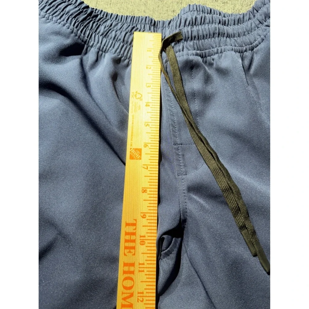 Leg3nd Discovery Mens Cargo Jogger Pants Navy Blue Elastic Waist Stretch Size M